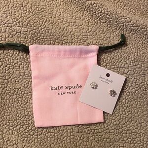 Kate Spade Silver Flower Stud Earrings